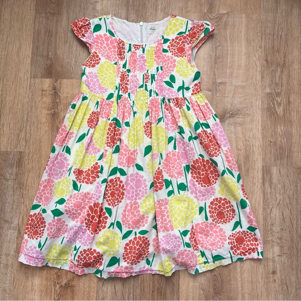 Mini Biden Floral 100% Cotton Dress